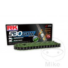 RK Kette  XW-Ring  110 Glieder GXW offen mit Nietschlo 530 Teilung Farbe grn.