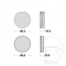 Lucas Bremsbelag MCB16 vorne Standard mit ABE fr 1 Scheibe.