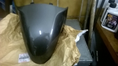 Kotfl�gel Kawasaki ZX9R 1994-1997 vorne Farbe grau Neu.