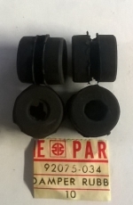 Dmpfungsgummi fr Tacho Kawasaki H1 Mach 3 Neu 4 Stck.