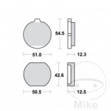 Lucas Bremsbelag MCB79 vorne Standard mit ABE fr 1 Scheibe.