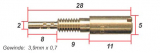 Vergaser-Leerlaufdse Mikuni Grsse 17,5